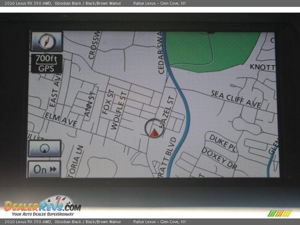 2010 Lexus RX 350 AWD Obsidian Black / Black/Brown Walnut Photo #15