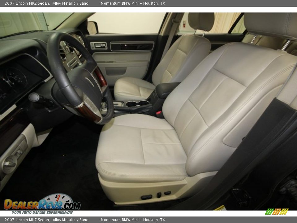 Sand Interior - 2007 Lincoln MKZ Sedan Photo #3