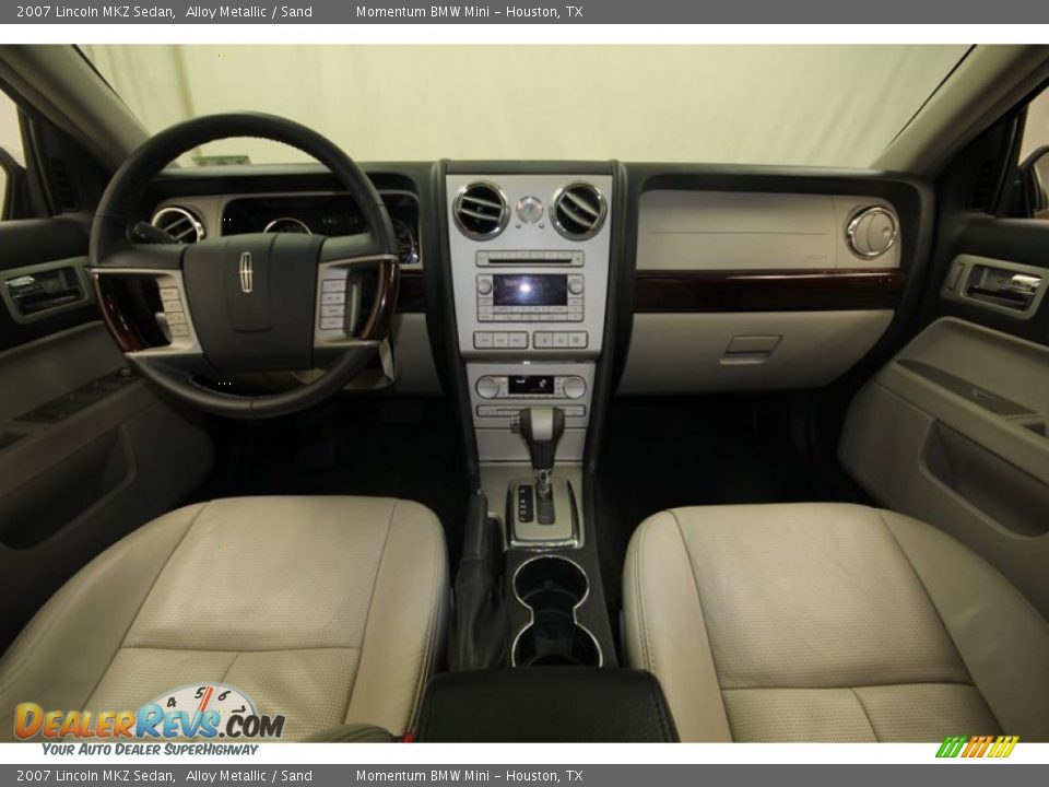 2007 Lincoln MKZ Sedan Alloy Metallic / Sand Photo #4