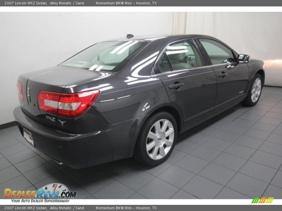 2007 Lincoln MKZ Sedan Alloy Metallic / Sand Photo #10