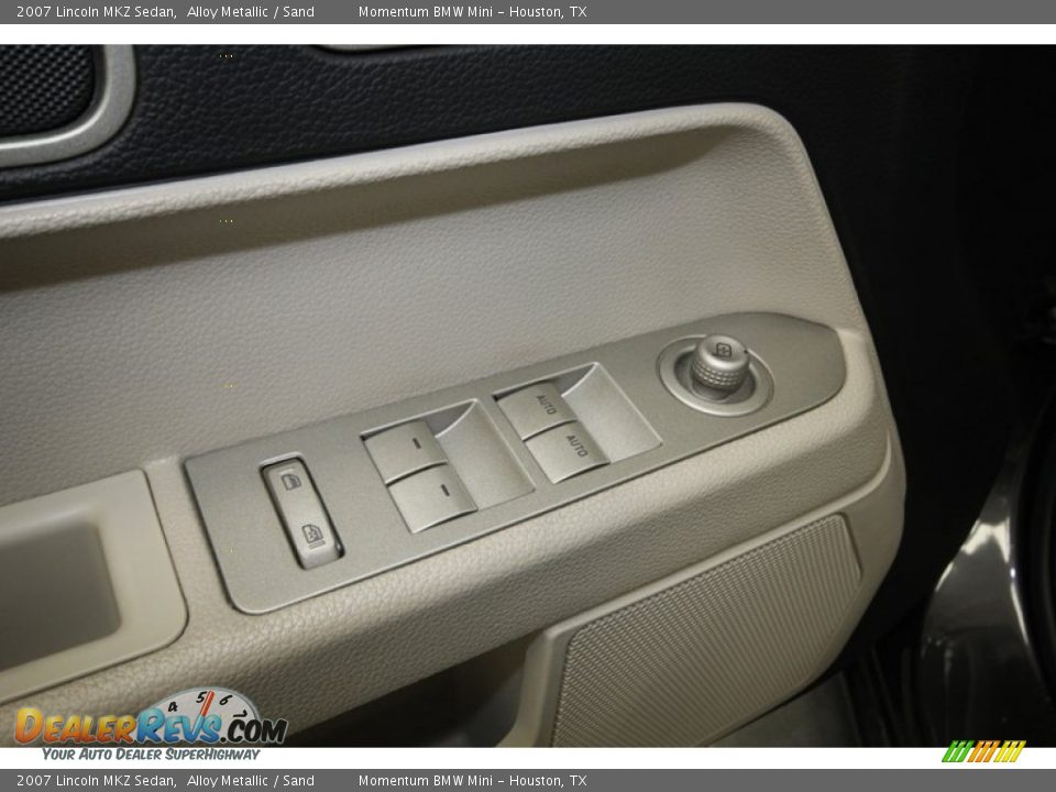 2007 Lincoln MKZ Sedan Alloy Metallic / Sand Photo #15