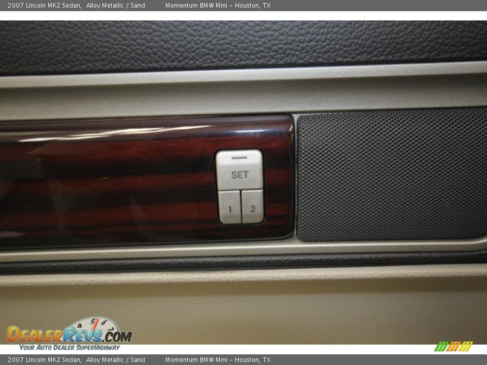 2007 Lincoln MKZ Sedan Alloy Metallic / Sand Photo #16