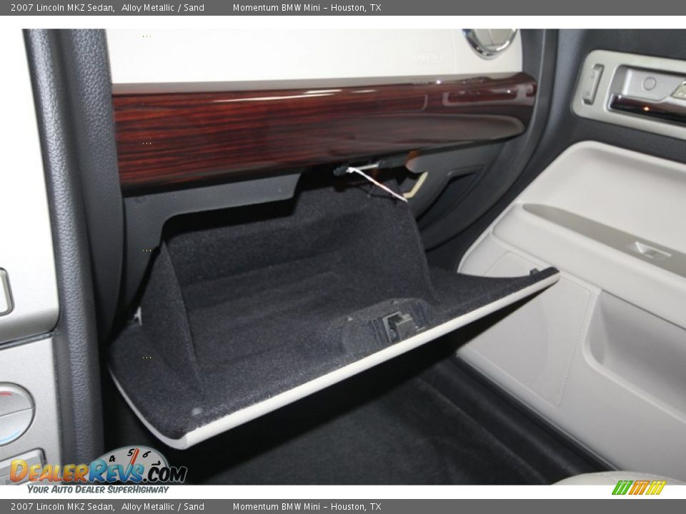 2007 Lincoln MKZ Sedan Alloy Metallic / Sand Photo #18