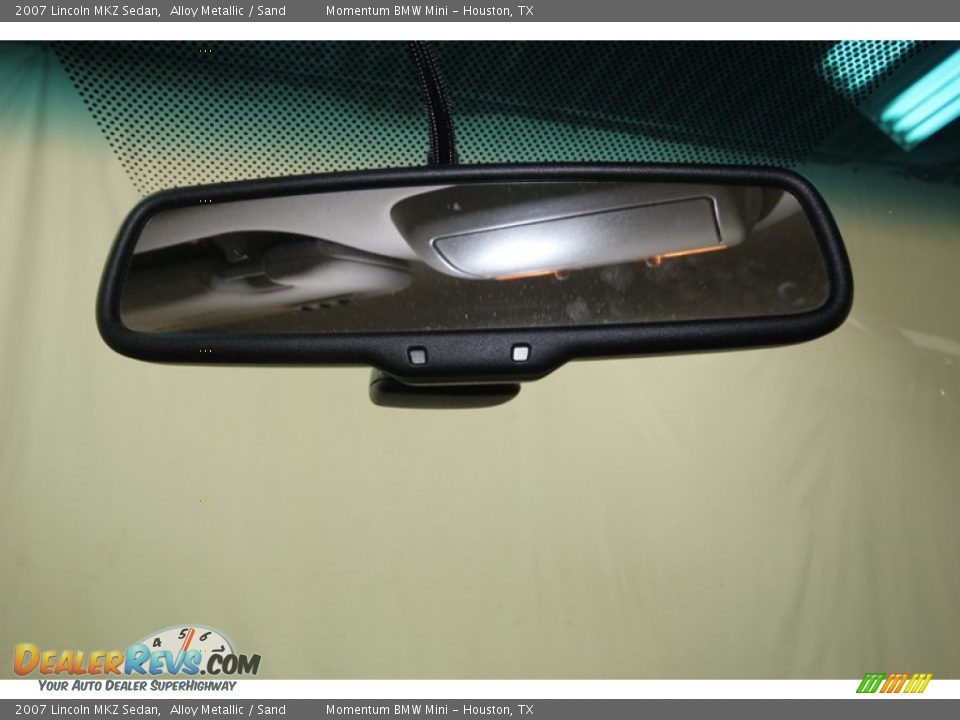 2007 Lincoln MKZ Sedan Alloy Metallic / Sand Photo #19