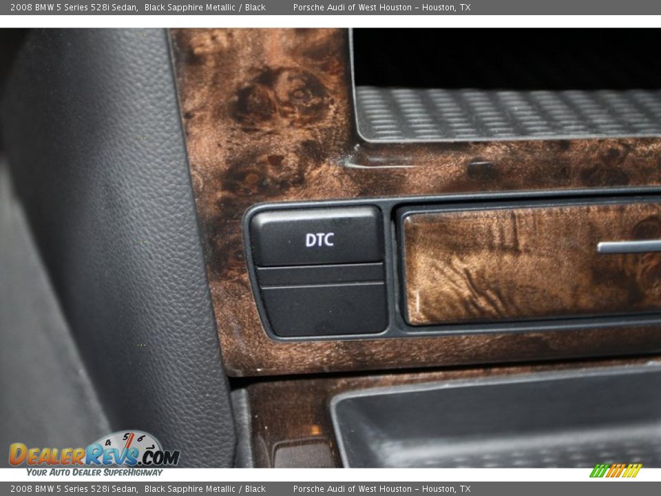 2008 BMW 5 Series 528i Sedan Black Sapphire Metallic / Black Photo #26