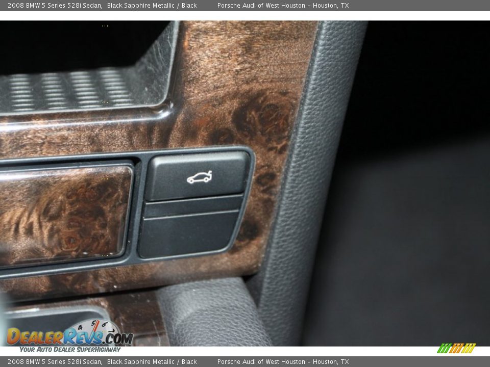 2008 BMW 5 Series 528i Sedan Black Sapphire Metallic / Black Photo #27