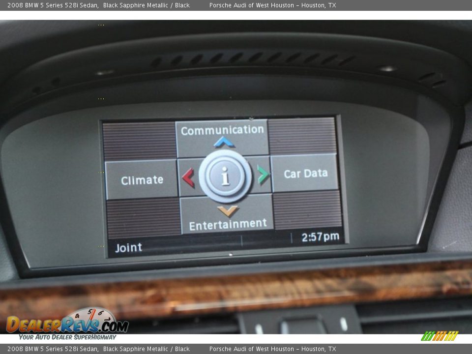 2008 BMW 5 Series 528i Sedan Black Sapphire Metallic / Black Photo #29
