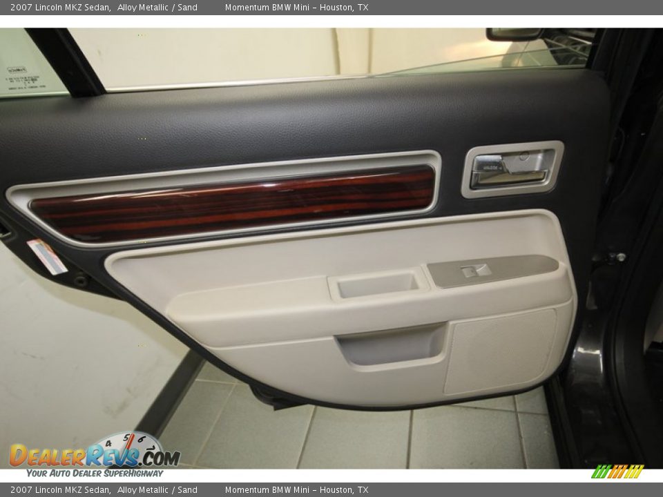 2007 Lincoln MKZ Sedan Alloy Metallic / Sand Photo #29