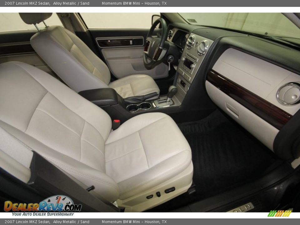 2007 Lincoln MKZ Sedan Alloy Metallic / Sand Photo #36