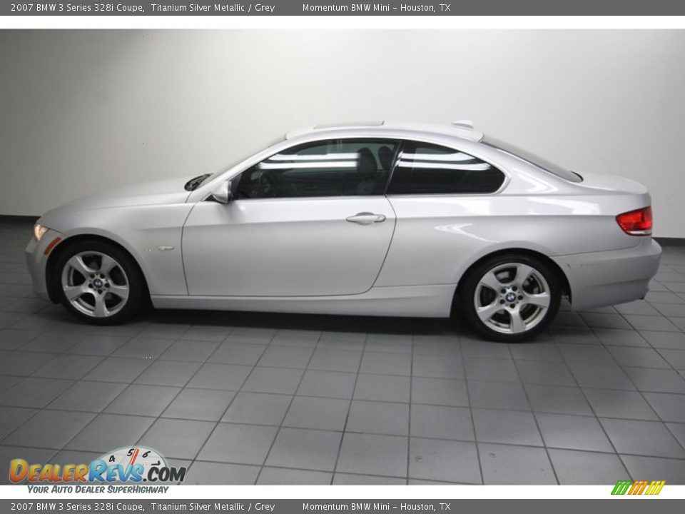 Titanium Silver Metallic 2007 BMW 3 Series 328i Coupe Photo #2