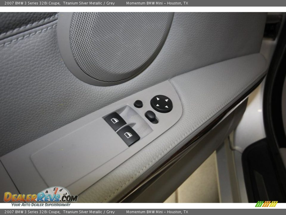 2007 BMW 3 Series 328i Coupe Titanium Silver Metallic / Grey Photo #14