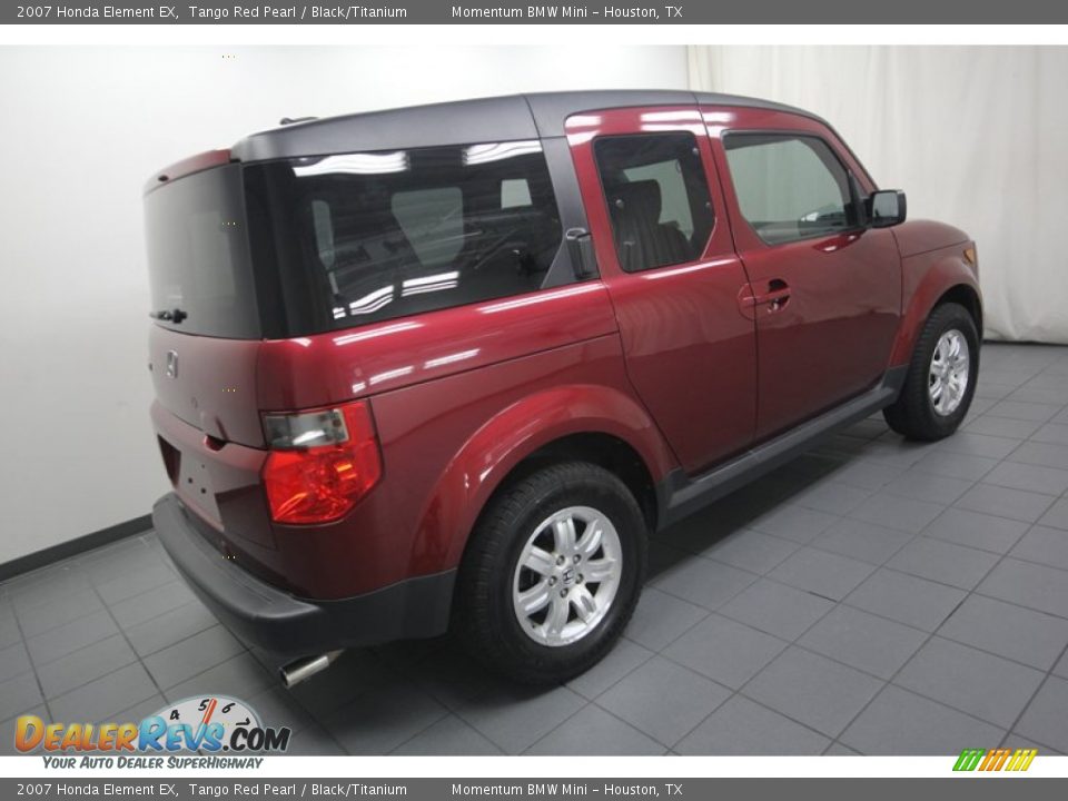 2007 Honda Element EX Tango Red Pearl / Black/Titanium Photo #11
