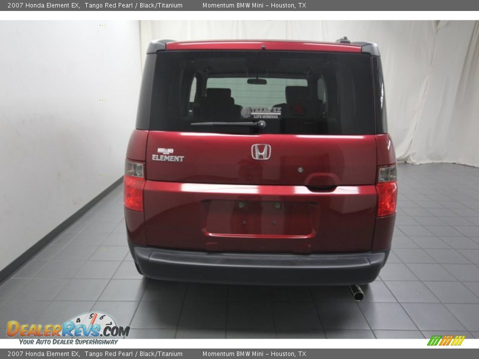 2007 Honda Element EX Tango Red Pearl / Black/Titanium Photo #12