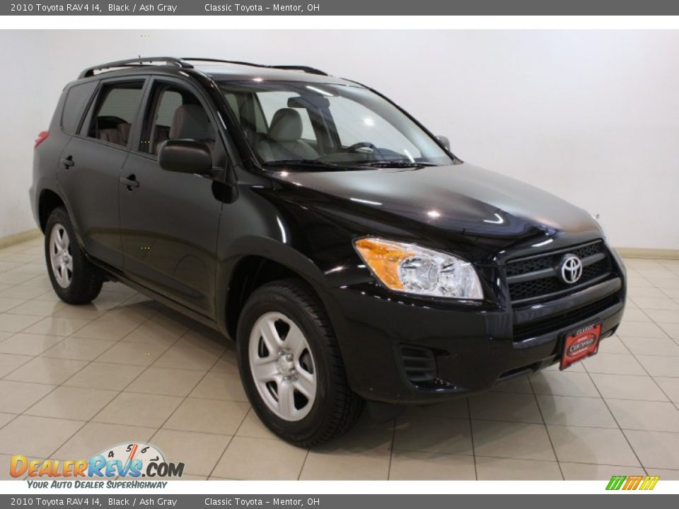 2010 Toyota RAV4 I4 Black / Ash Gray Photo #1