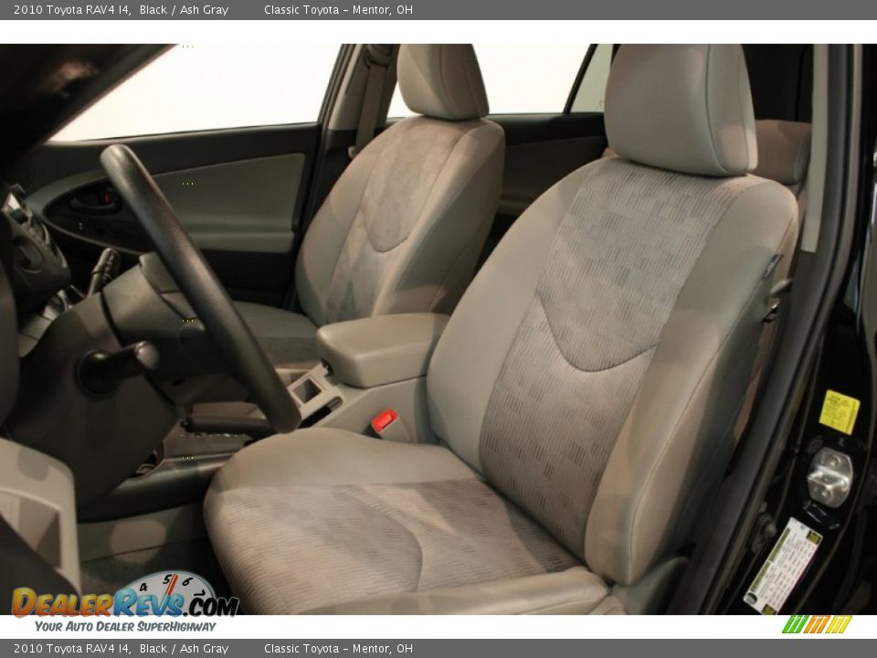 2010 Toyota RAV4 I4 Black / Ash Gray Photo #5