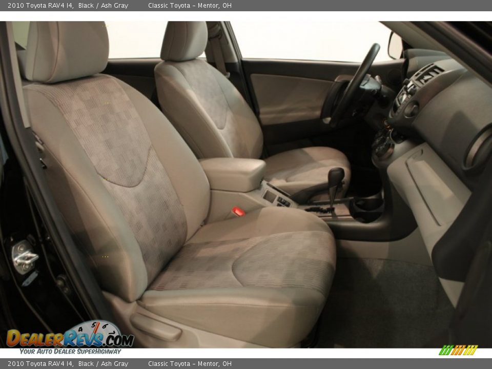 2010 Toyota RAV4 I4 Black / Ash Gray Photo #10
