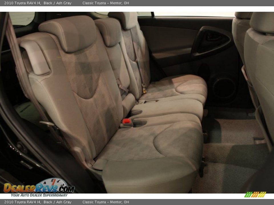 2010 Toyota RAV4 I4 Black / Ash Gray Photo #11