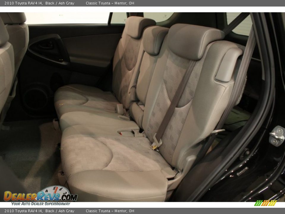 2010 Toyota RAV4 I4 Black / Ash Gray Photo #12