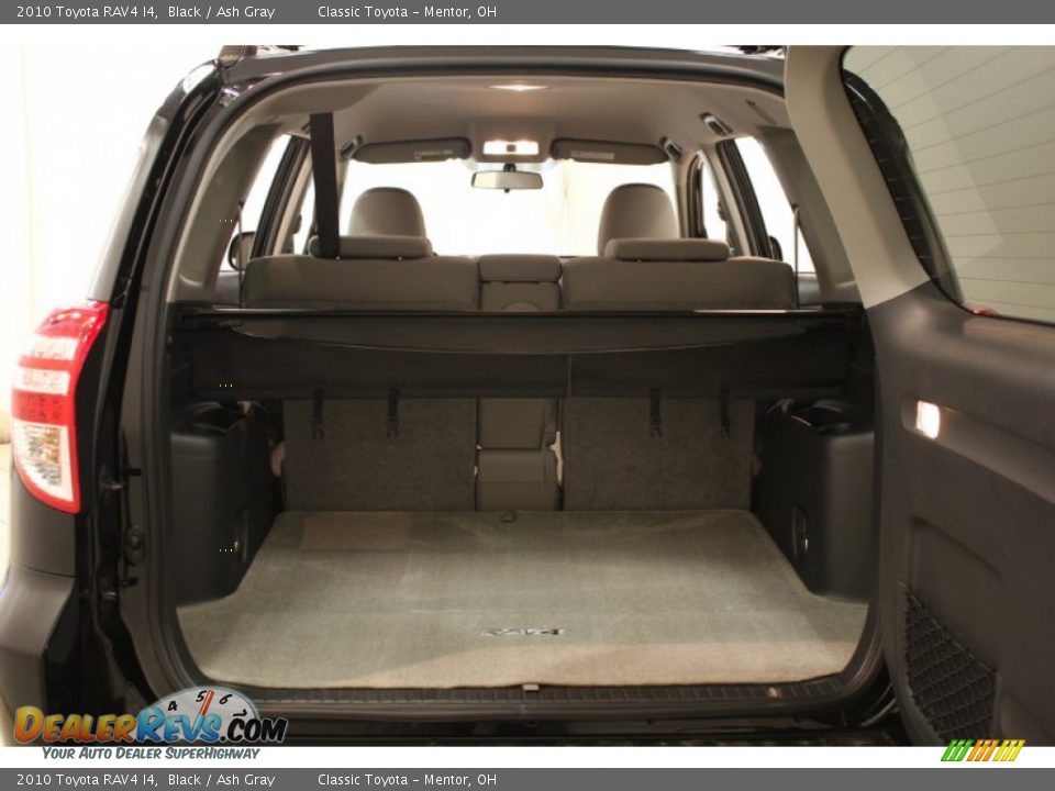 2010 Toyota RAV4 I4 Black / Ash Gray Photo #13