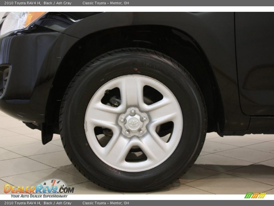 2010 Toyota RAV4 I4 Black / Ash Gray Photo #15