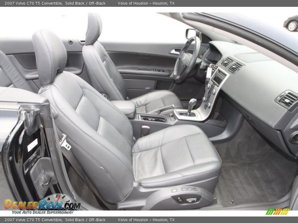 Off-Black Interior - 2007 Volvo C70 T5 Convertible Photo #26