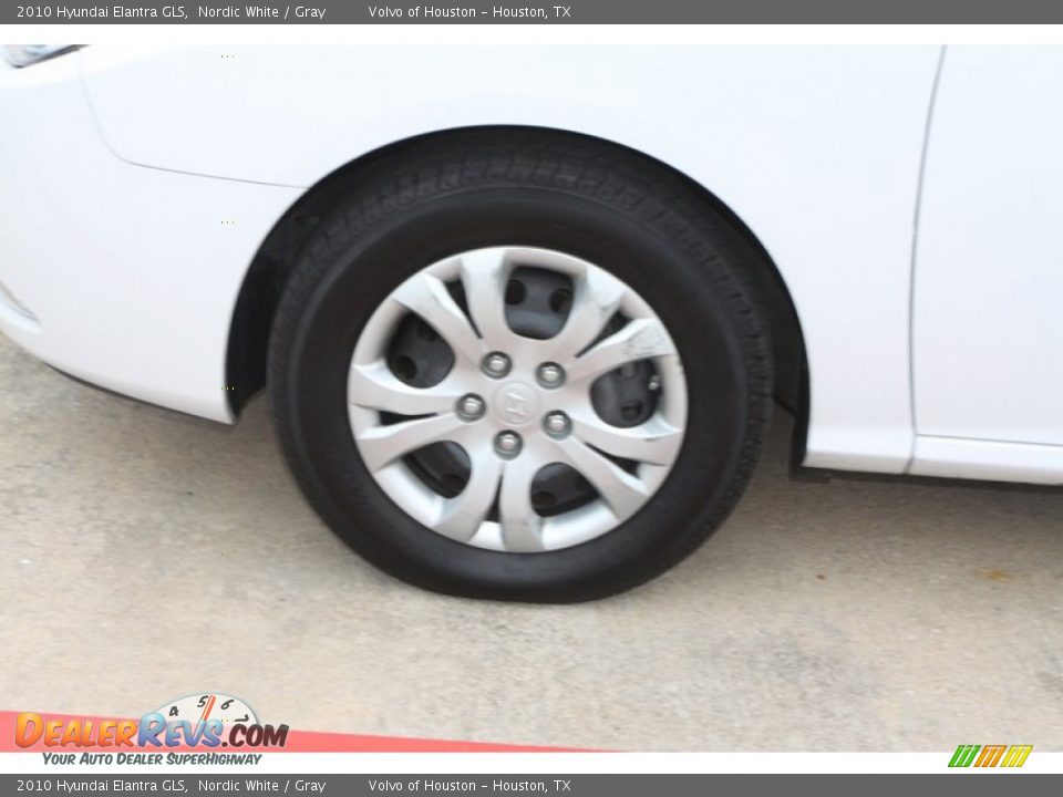 2010 Hyundai Elantra GLS Nordic White / Gray Photo #5
