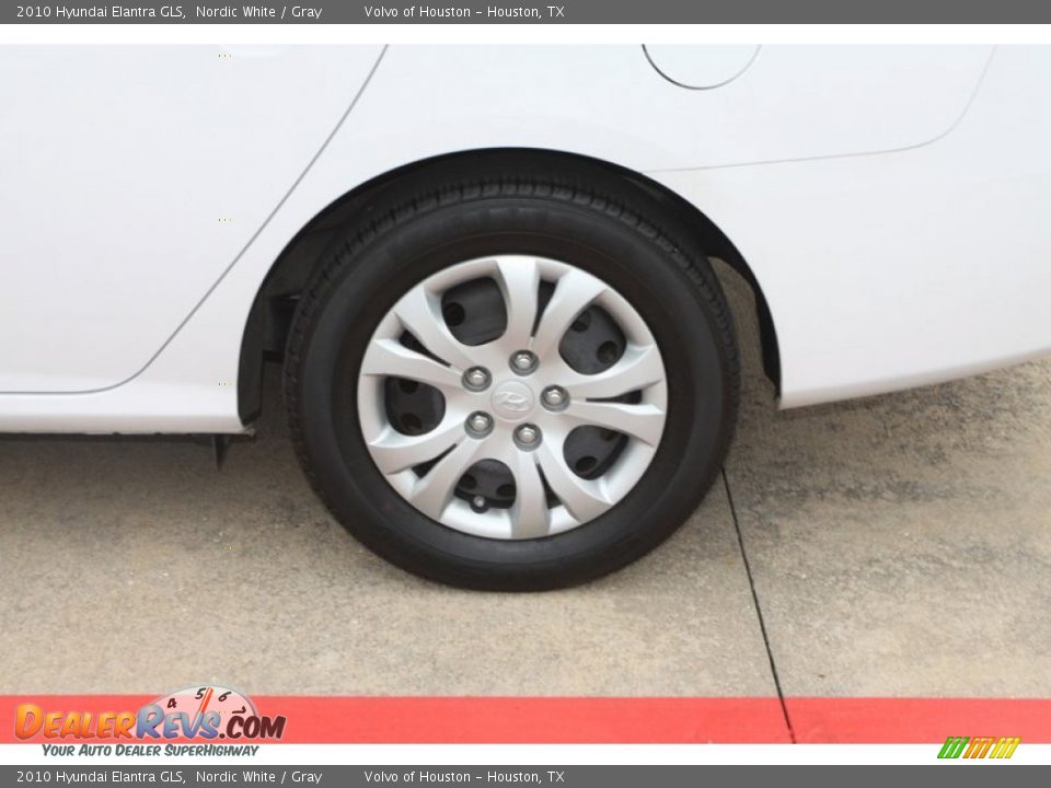 2010 Hyundai Elantra GLS Nordic White / Gray Photo #6