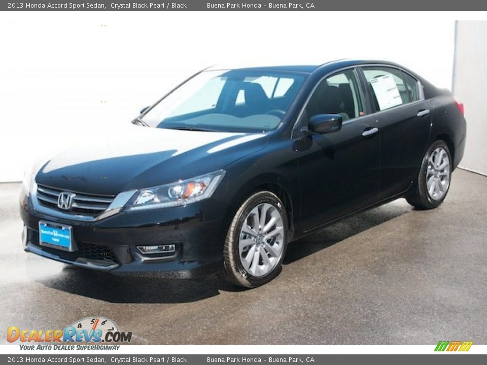 2013 Honda Accord Sport Sedan Crystal Black Pearl / Black Photo #3