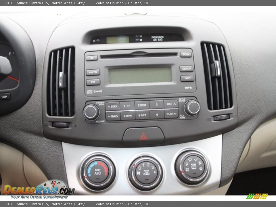 2010 Hyundai Elantra GLS Nordic White / Gray Photo #25