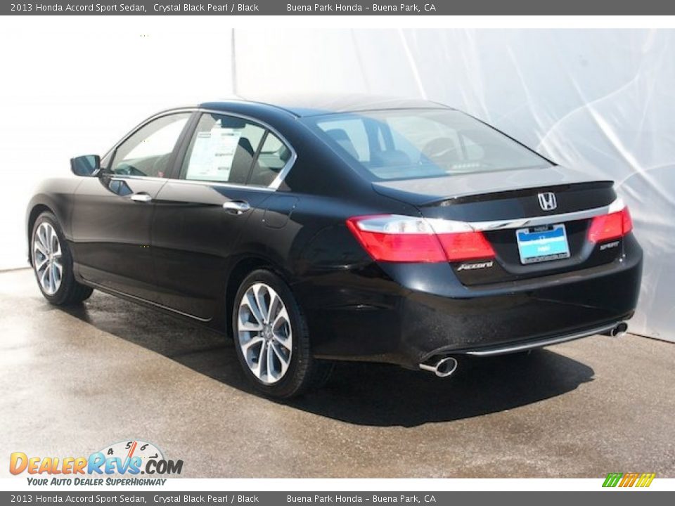 2013 Honda Accord Sport Sedan Crystal Black Pearl / Black Photo #5