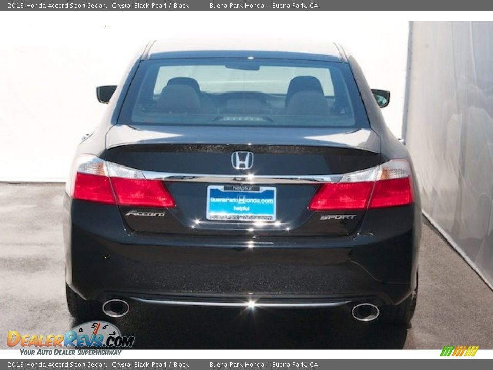 2013 Honda Accord Sport Sedan Crystal Black Pearl / Black Photo #6
