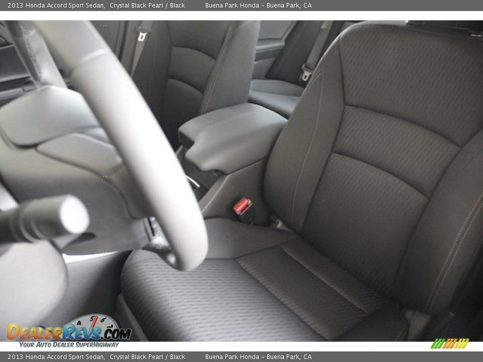 2013 Honda Accord Sport Sedan Crystal Black Pearl / Black Photo #10