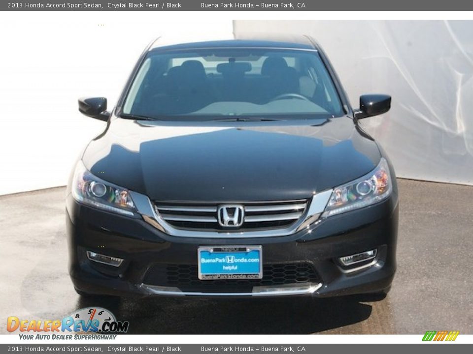 2013 Honda Accord Sport Sedan Crystal Black Pearl / Black Photo #2