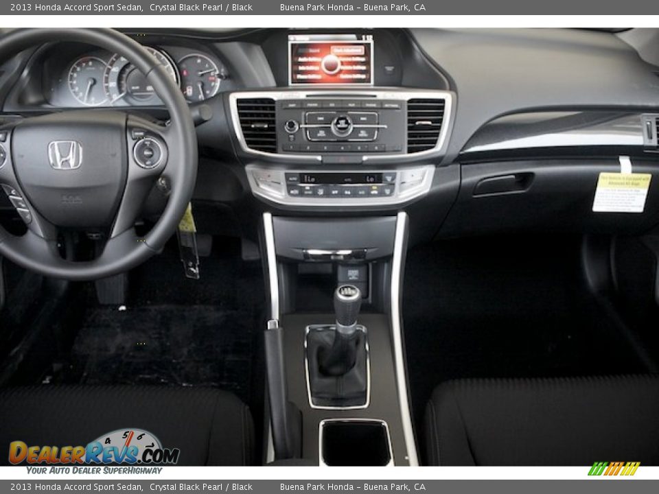 2013 Honda Accord Sport Sedan Crystal Black Pearl / Black Photo #12