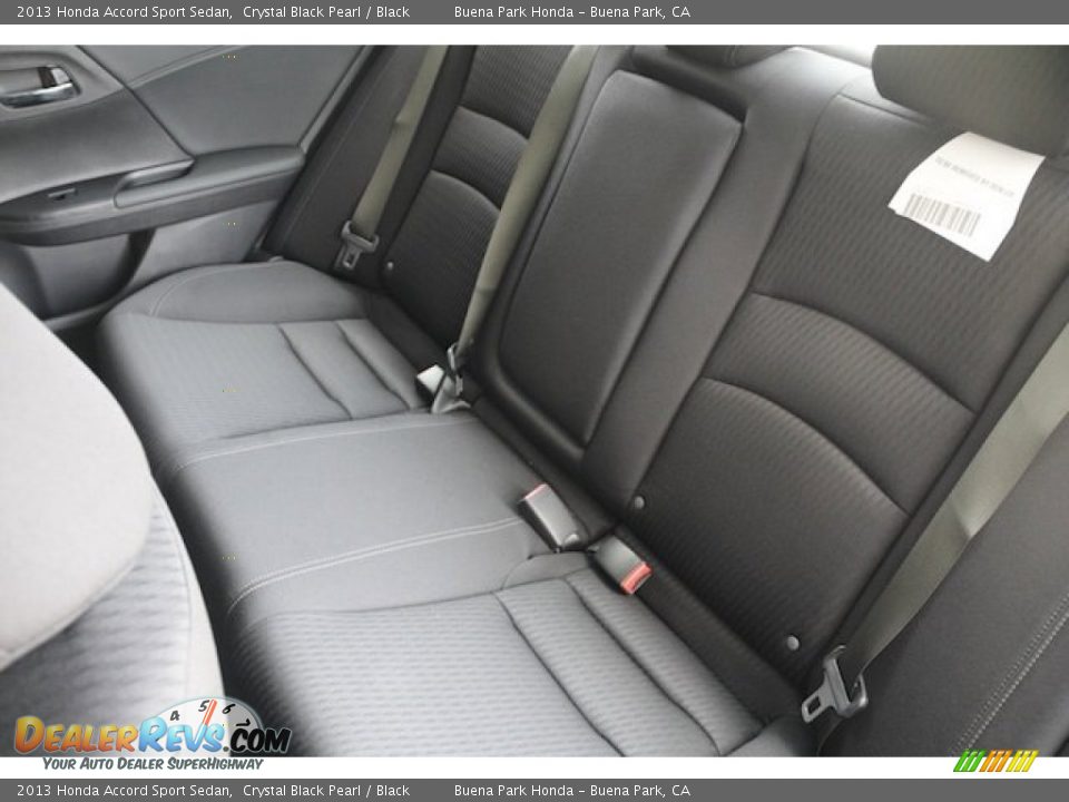 2013 Honda Accord Sport Sedan Crystal Black Pearl / Black Photo #13