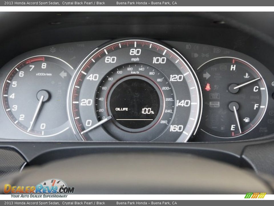 2013 Honda Accord Sport Sedan Crystal Black Pearl / Black Photo #15