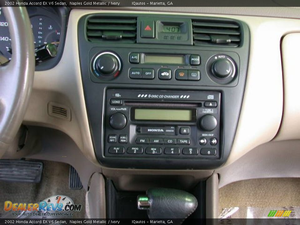 Audio System of 2002 Honda Accord EX V6 Sedan Photo #20