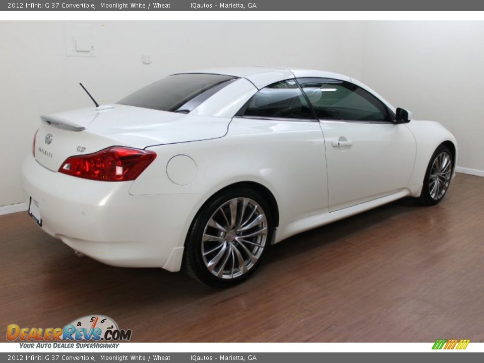 Moonlight White 2012 Infiniti G 37 Convertible Photo #6