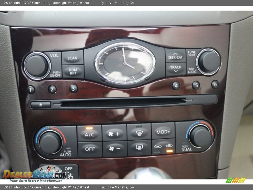 Controls of 2012 Infiniti G 37 Convertible Photo #21