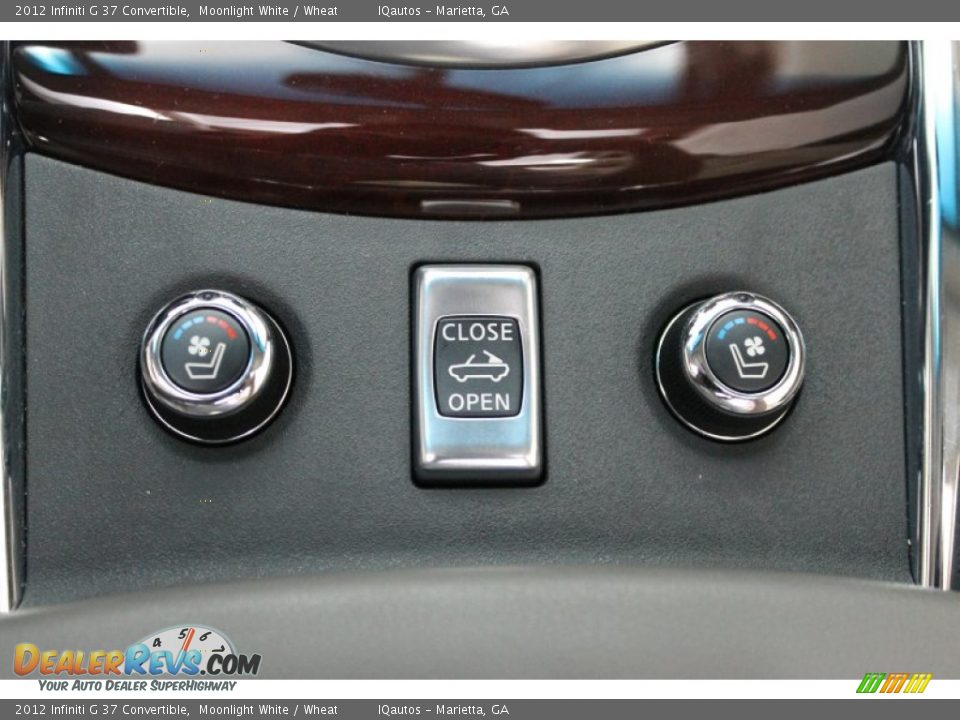 Controls of 2012 Infiniti G 37 Convertible Photo #24
