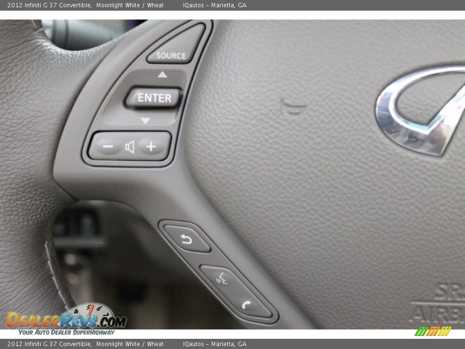 Controls of 2012 Infiniti G 37 Convertible Photo #25