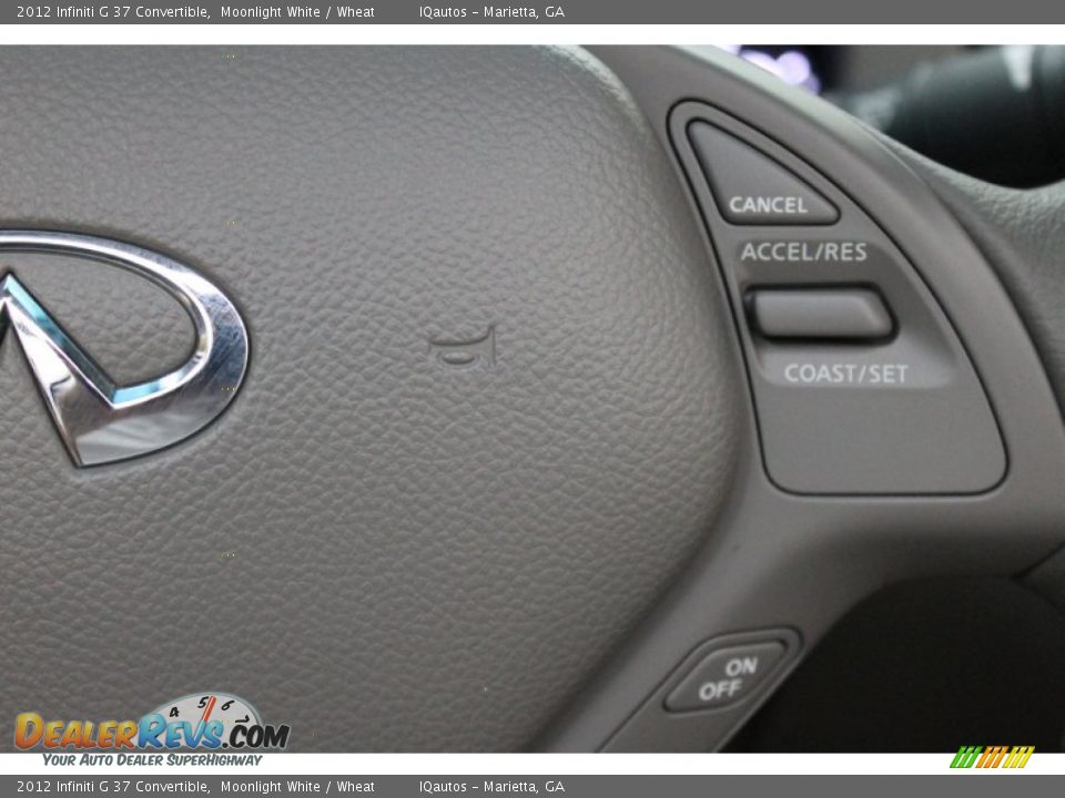 Controls of 2012 Infiniti G 37 Convertible Photo #26
