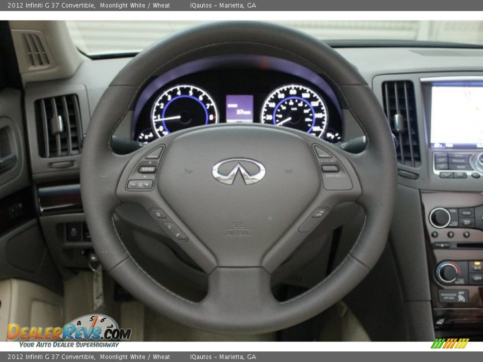 2012 Infiniti G 37 Convertible Steering Wheel Photo #35