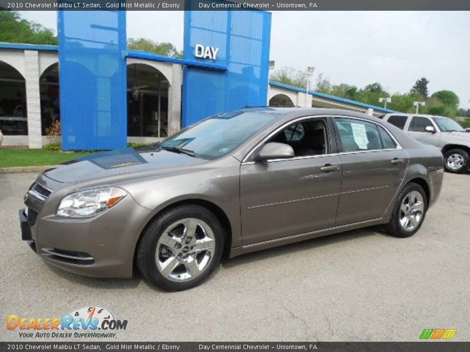 2010 Chevrolet Malibu LT Sedan Gold Mist Metallic / Ebony Photo #1