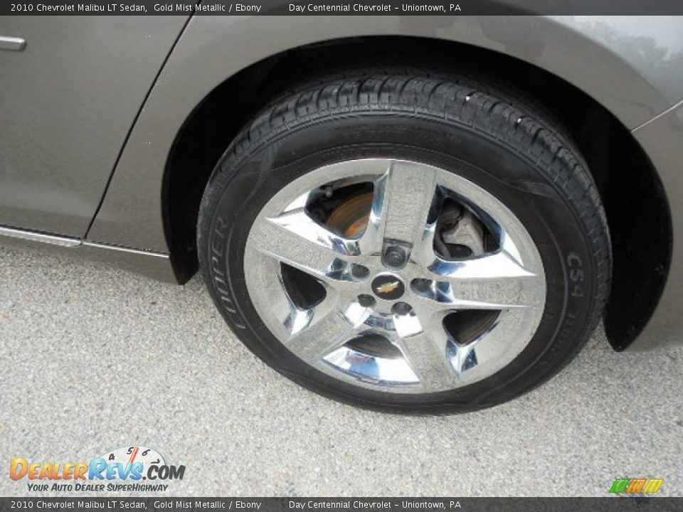 2010 Chevrolet Malibu LT Sedan Gold Mist Metallic / Ebony Photo #3