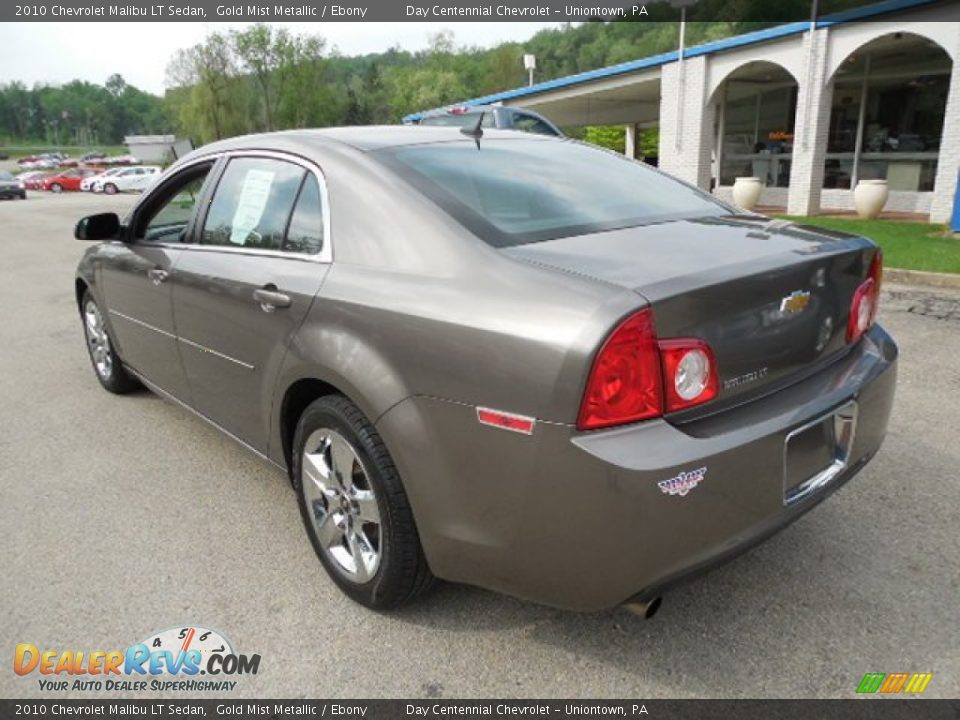 2010 Chevrolet Malibu LT Sedan Gold Mist Metallic / Ebony Photo #4