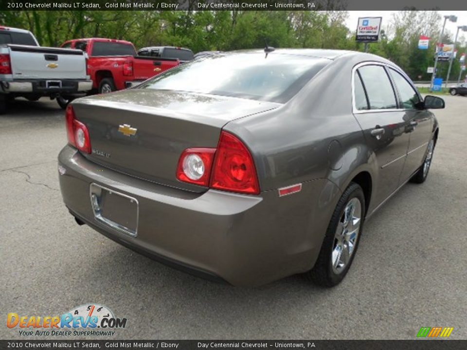 2010 Chevrolet Malibu LT Sedan Gold Mist Metallic / Ebony Photo #6