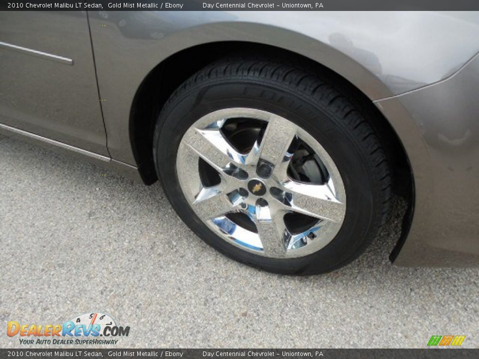 2010 Chevrolet Malibu LT Sedan Gold Mist Metallic / Ebony Photo #8