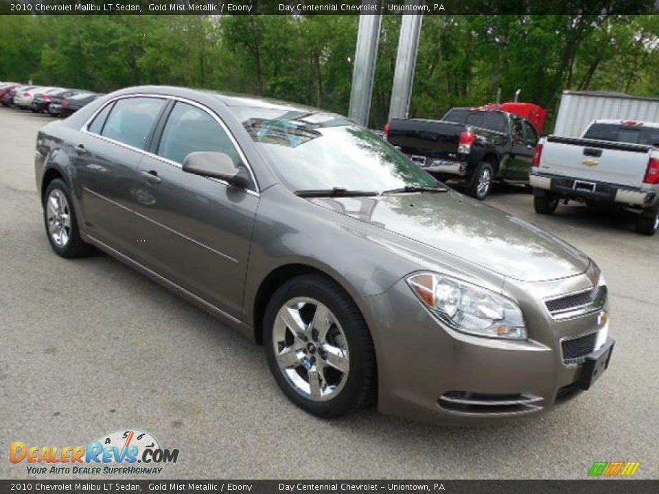 2010 Chevrolet Malibu LT Sedan Gold Mist Metallic / Ebony Photo #9