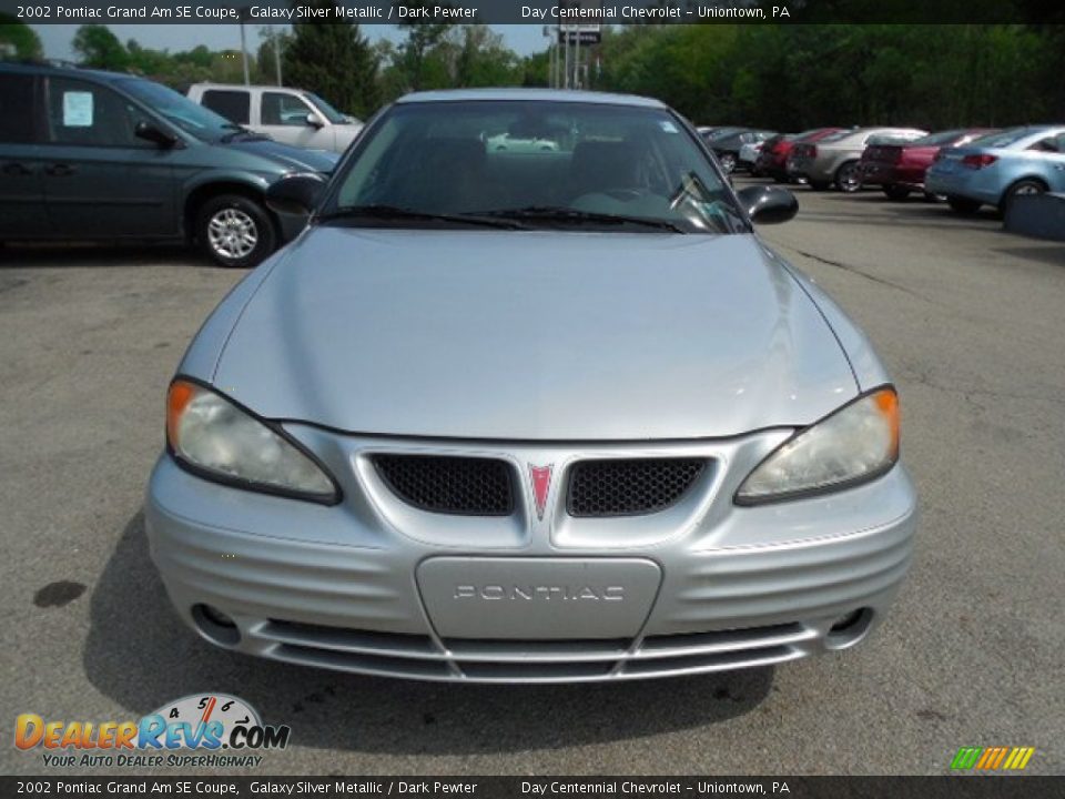 Galaxy Silver Metallic 2002 Pontiac Grand Am SE Coupe Photo #10